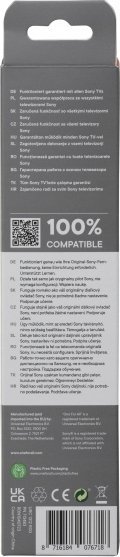 Telekomandë universale One For All URC1312 Sony, infra të kuqe, e zezë