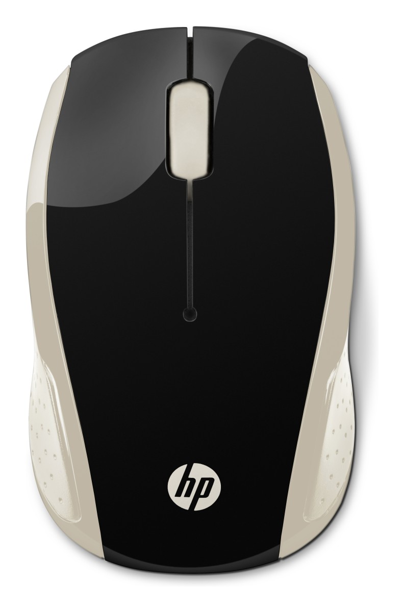Maus wireless HP 200, optik, Silk Gold, ari i zbehtë