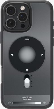 Mbulesë telefoni Spigen Ultra Hybrid MagSafe për iPhone 16 Pro, transparente, e zezë Classic Black