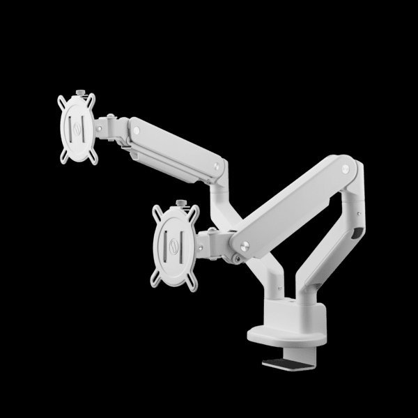 Mbajtës tavoline për monitor ONE for ALL DM4220, dy krahë, 13-35", i bardhë