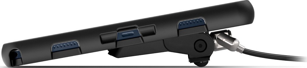 Mbajtëse sigurie për tablet Compulocks Galaxy Tab A9+ 11", metal, me këmbë mbështetëse, e zezë