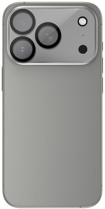 Mbrojtës kamere JCPal iClara, për iPhone 17 Pro Max, transparent