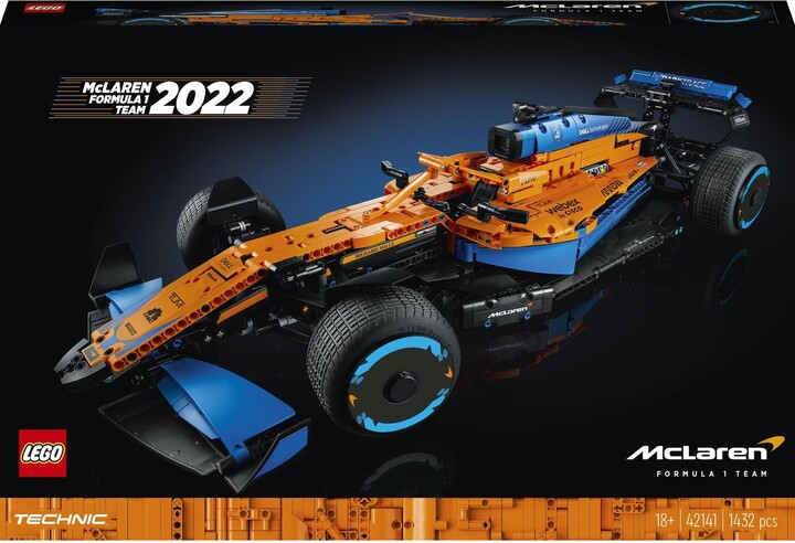 Set LEGO® Technic 42141 McLaren Formula 1 racing car, 1432 pjesë