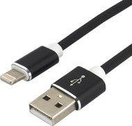 Kabllo everActive USB A - Lightning (CBS-1IB), 1m, e zezë