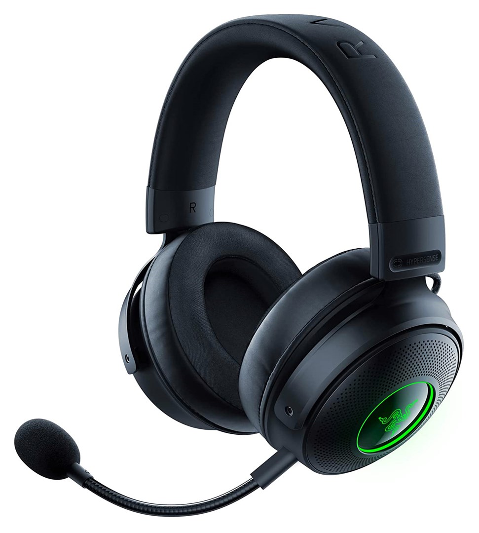 Kufje lojërash Razer Kraken V3 Pro, 7.1 Surround, 50 mm TriForce Titanium, wireless, e zezë