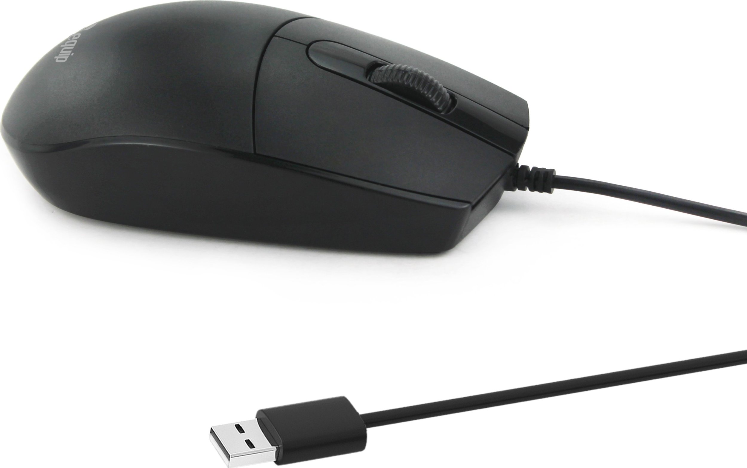 Maush optik Equip 15M, USB A, Silent Click, për dorën e majtë, i zi