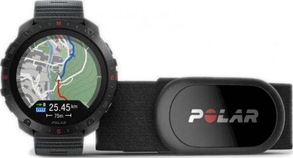Спортски часовник Polar Grit X2 Pro, Амолед 1.39", ГПС, сребрено сив S-L