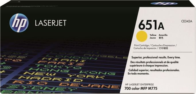 Toner HP 651A CE342A, origjinal, Yellow