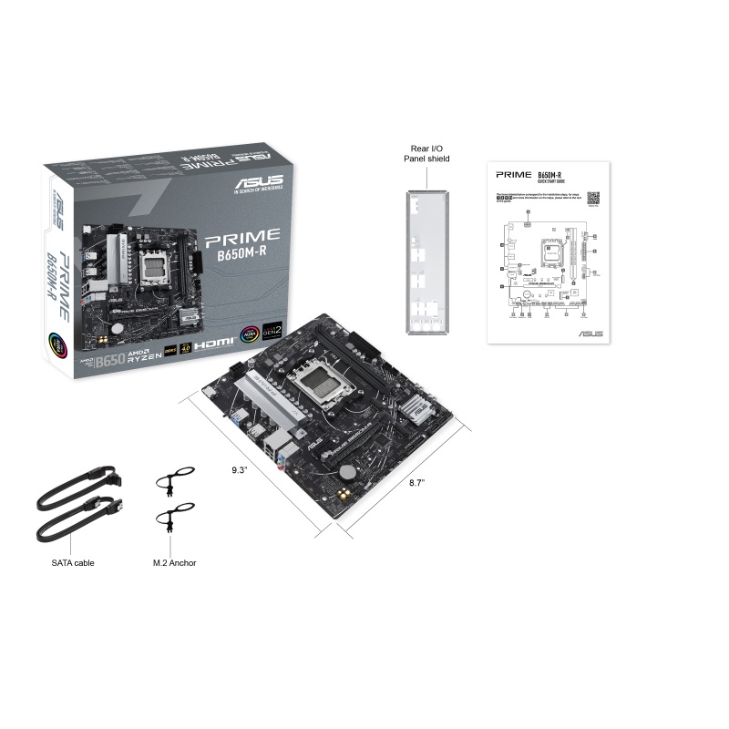 Pllakë amë ASUS PRIME B650M-R, AM5, mATX