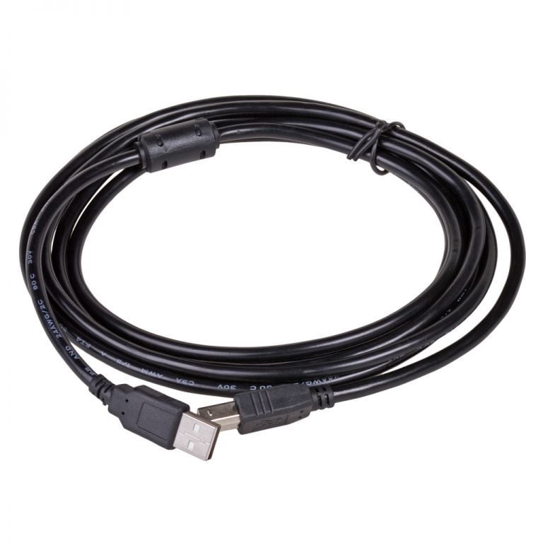 Kabllo USB Akyga AK-USB-12, USB A në USB B, 3.0 m, i zi