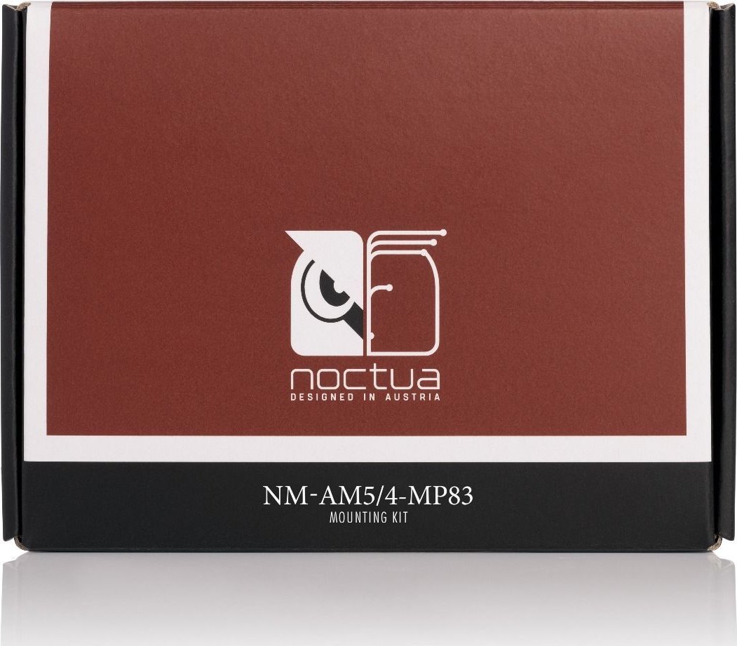 Set montimi për ftohës CPU Noctua NM-AM5/4-MP83 SecuFirm2, për socket AM4 AM5, i zi