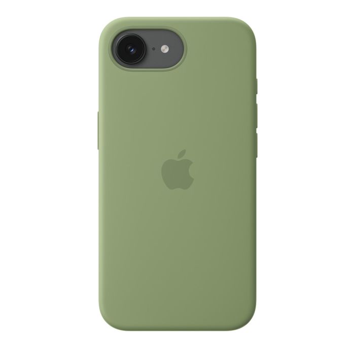 Apple iPhone 17e Silicone Case with MagSafe, Light Moss 3
