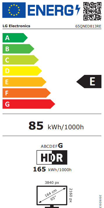 Televizor LG 65QNED81R, 65" (164cm), UHD, Smart, hiri/kaltër