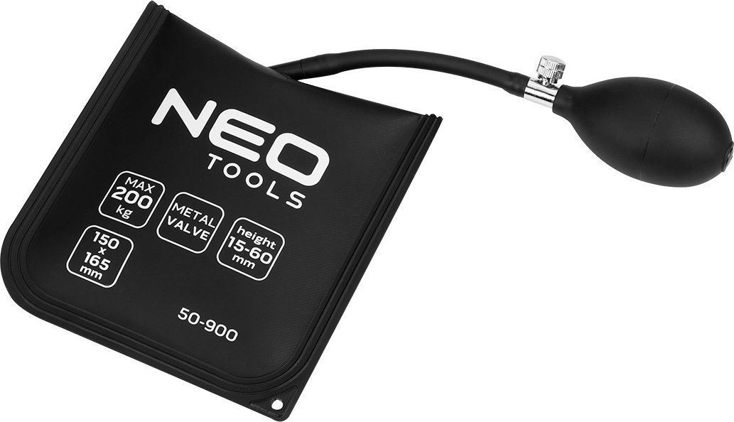 Jastëk fryrës montues NEO 50-900, kapacitet 200kg, 15 x 16.5cm, i zi