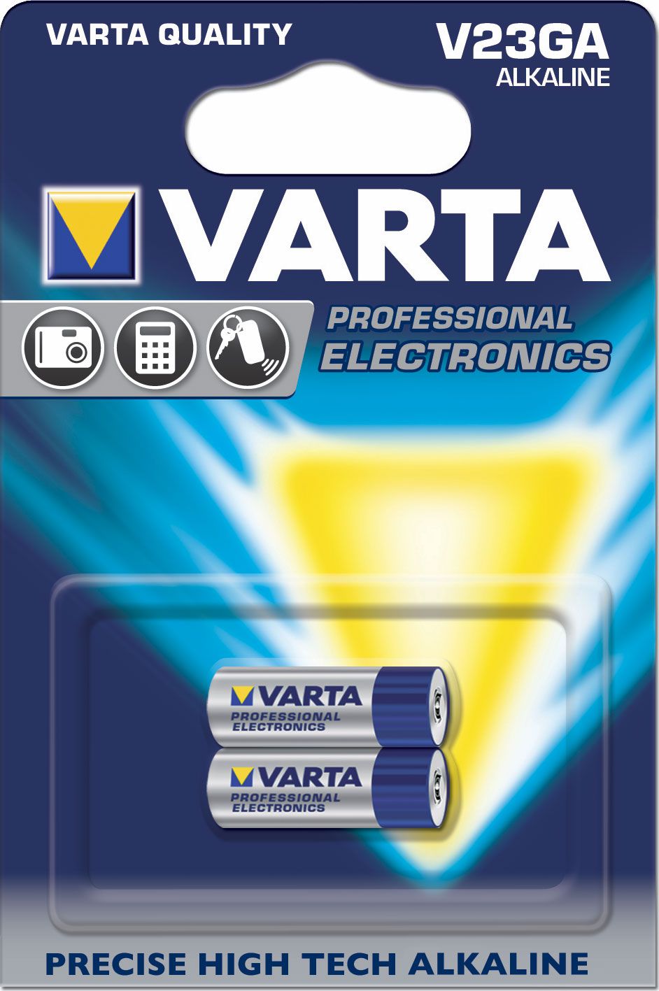 Bateri elektronike Varta A23, 12V, paketim 2 copë
