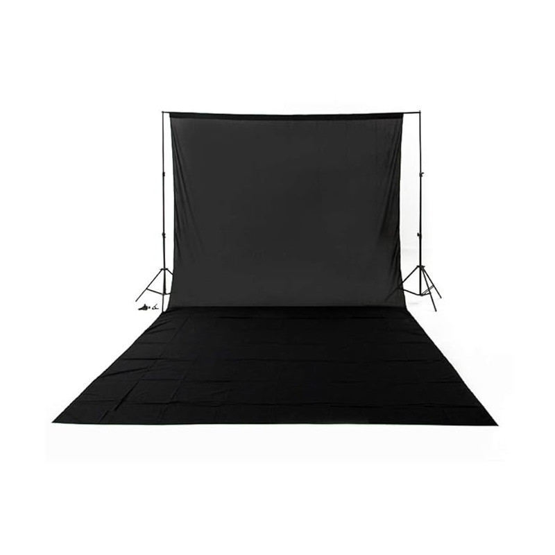 Pure Cotton Background Cloth 3x3m Black