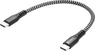 Kabllo USB C Sandberg Survivor, 0.2m, 100W, e zezë
