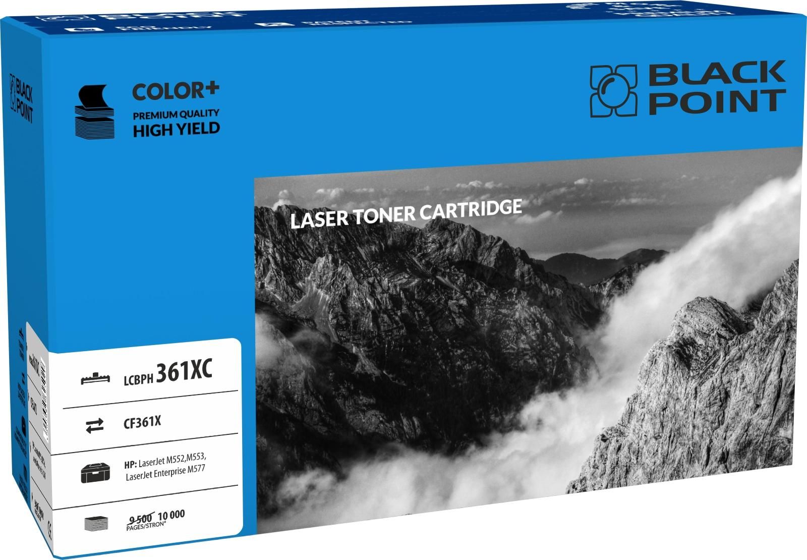 Toner për printer Black Point LCBPH361XC, cyan, zëvendësues për tonerin HP 508X