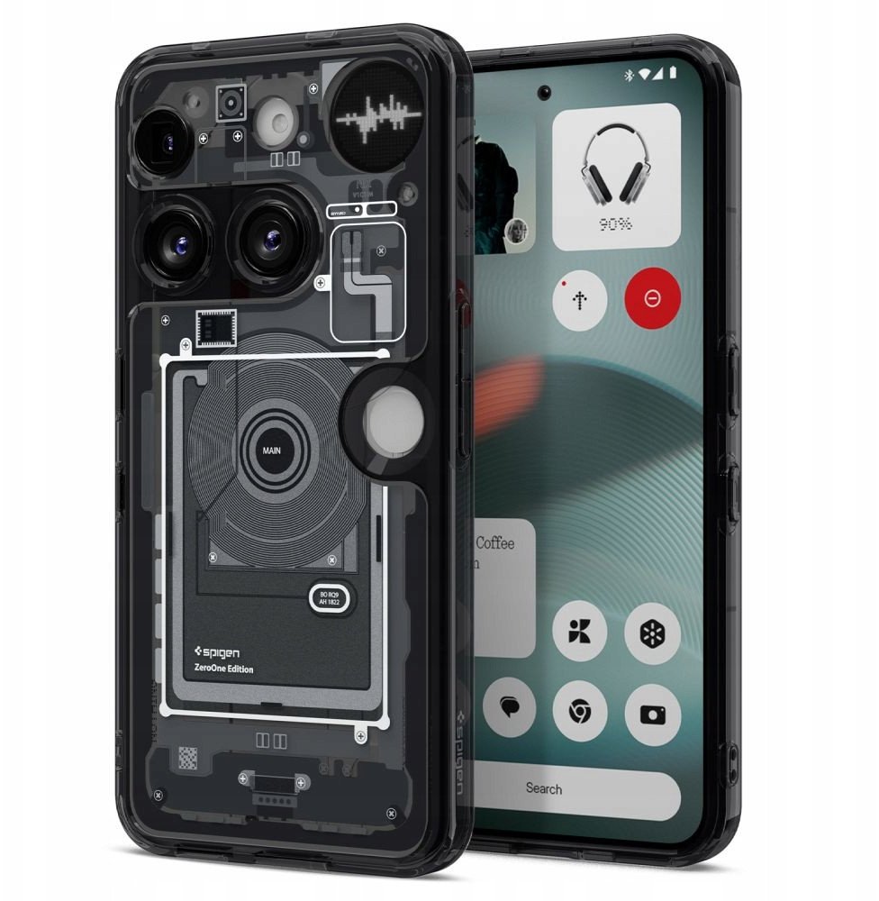 Mbulesë telefoni Spigen Ultra Hybrid Zero One, për Nothing Phone 3a, transparente