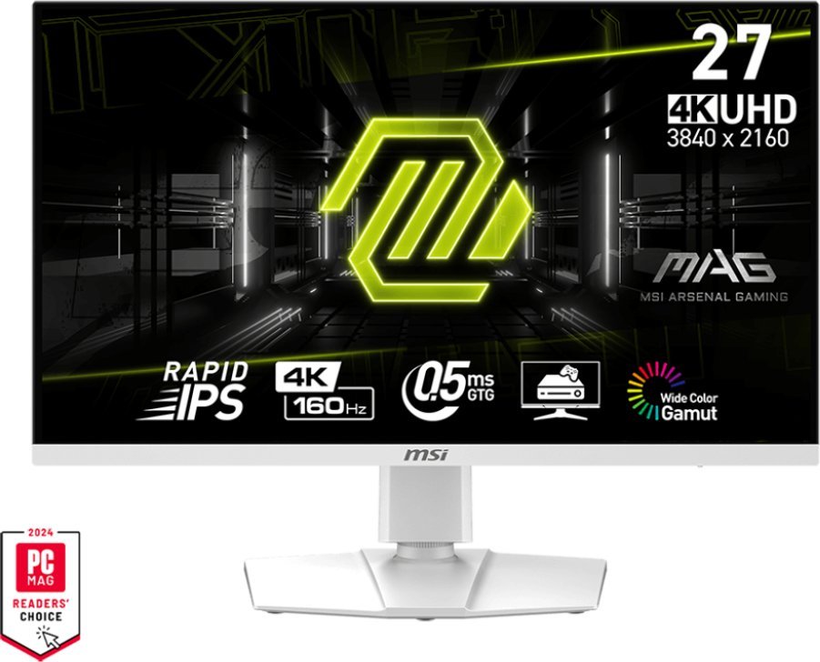 Monitor MAG 274URFW, 27", 3840 x 2160 (UHD 4K), i bardhë