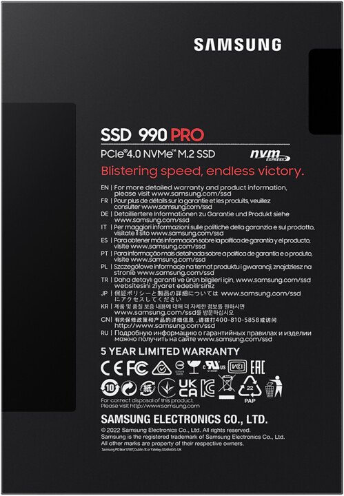 [OUTLET] Disk Samsung SSD 990 PRO, M.2 - 1TB