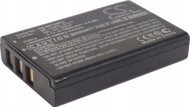 Bateri për kamera Insignia NS-DV111080F, Li-ion, 3.7V 1800mAh, e zezë