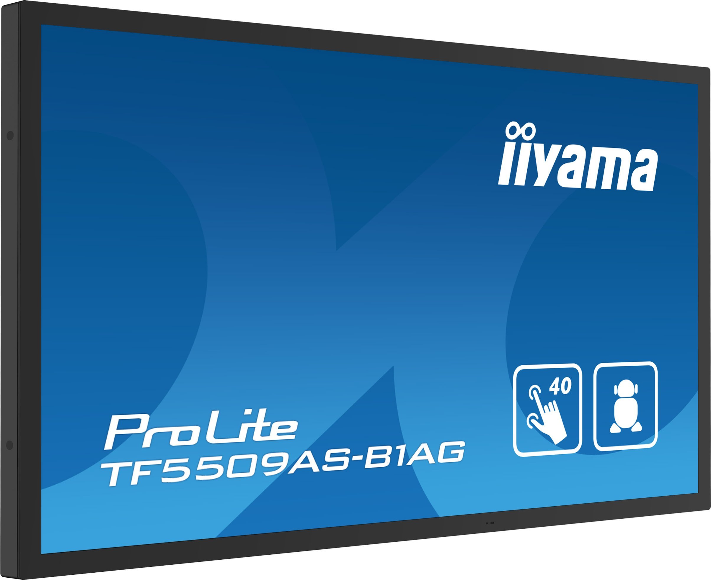 Професионален монитор на допир Iiyama TF5539AS-B1AG, 55\", 4K Ultra HD, црн