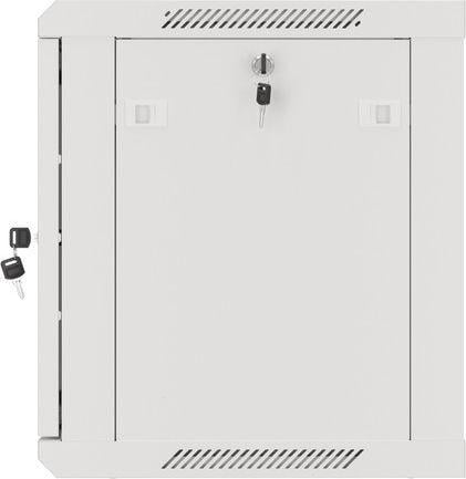Kabinet muri rrjeti Lanberg WF01-6409-00S, 19" 9U, kapacitet 60 kg, gri