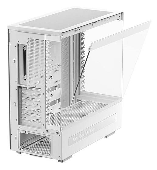 Kase kompjuteri DeepCool CH690, ATX Tower, panel xhami, e bardhë