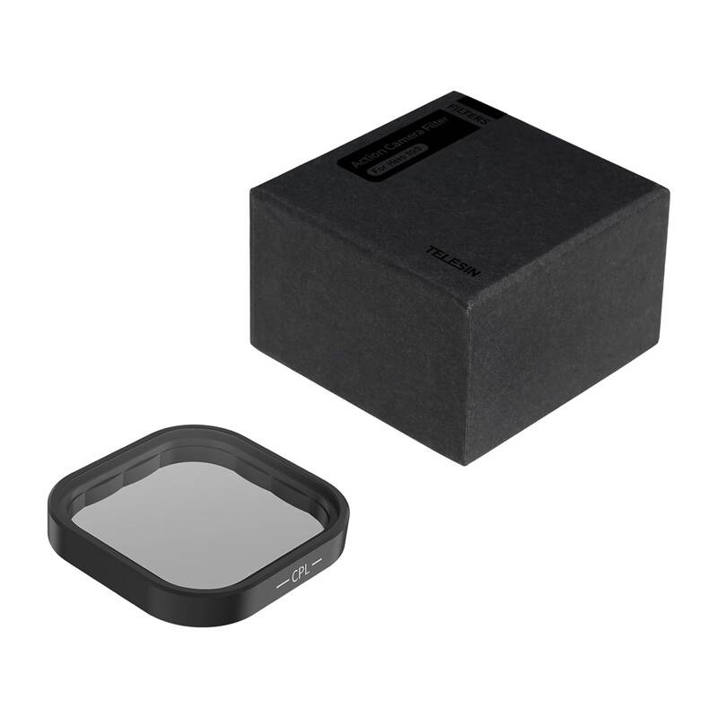 Filter CPL TELESIN S5-FLT-08-TGP, për GoPro Hero 13 Black, i zi