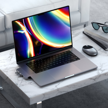 Përshtatës Satechi Aluminium Pro Hub Mini, i hirtë