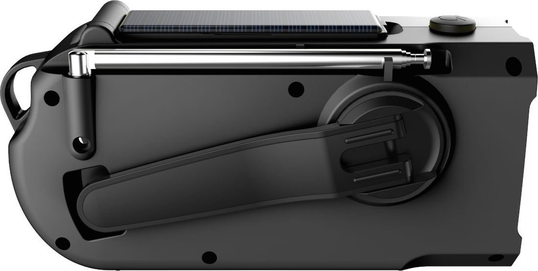 Radio emergjence Mozos ER-01, 5000mAh, energji diellore dhe dinamo, jeshile