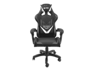 Karrige gaming Natec Fury Avenger L, ergonomike, e zezë dhe e bardhë