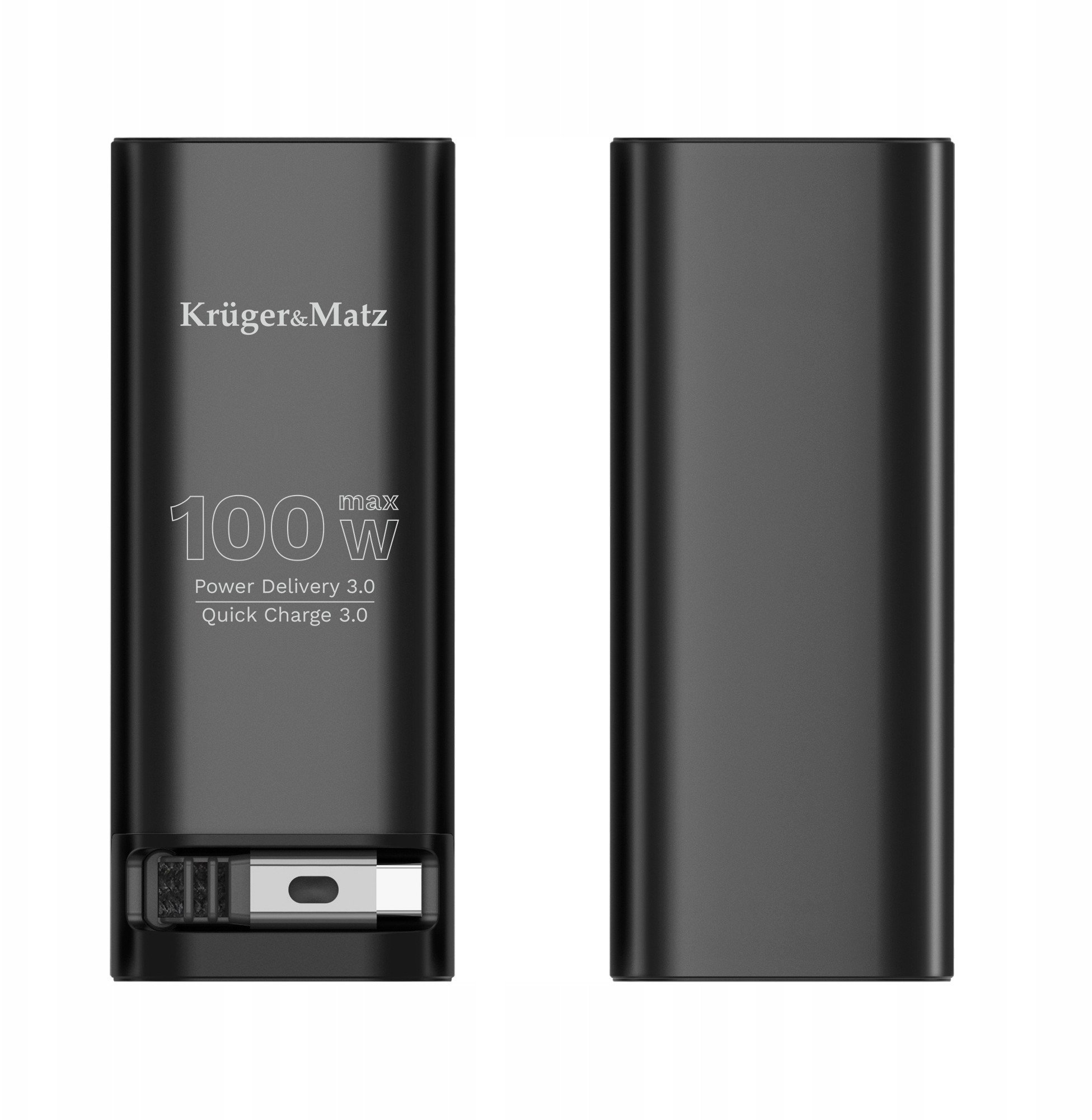 Надворешна батерија Kruger &amp; Matz KM0915, 20000mAh, Quick Charge 3.0, црна