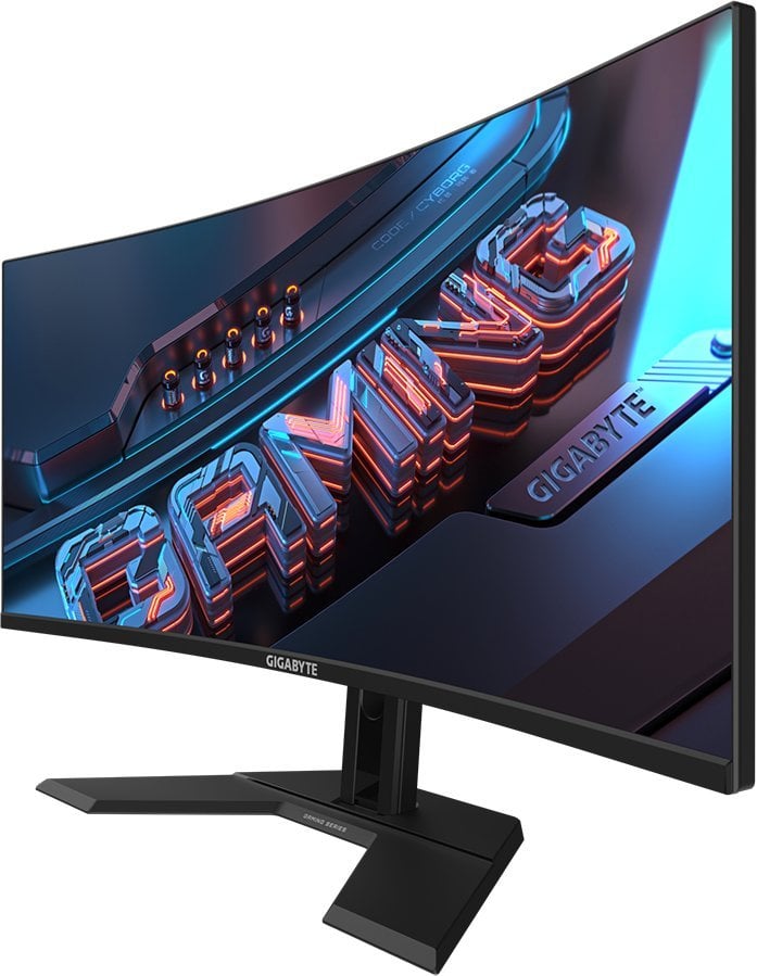 Monitor Gigabyte GS34WQC, 34'', 120Hz, Class F, 3440 x 1440 (UWQHD), VA, i zi