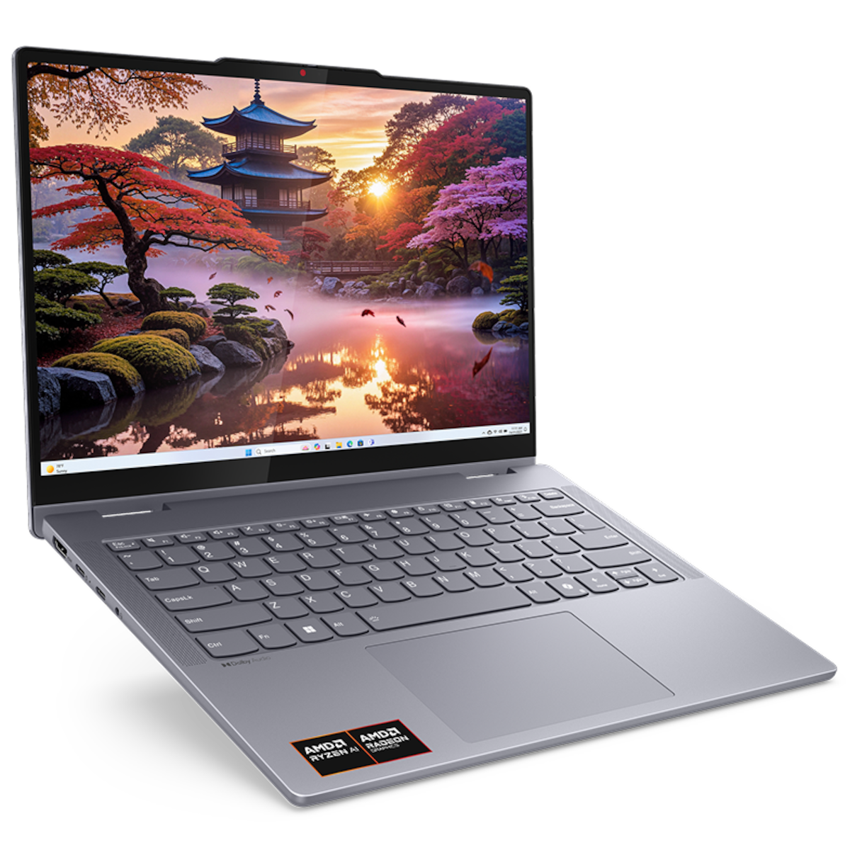 Laptop Lenovo IdeaPad 5 2‑in‑1 14AGP11, 14", AMD Ryzen 7 AI 445, 32GB RAM, 1TB SSD, AMD Radeon 840M Graphics, i hirtë