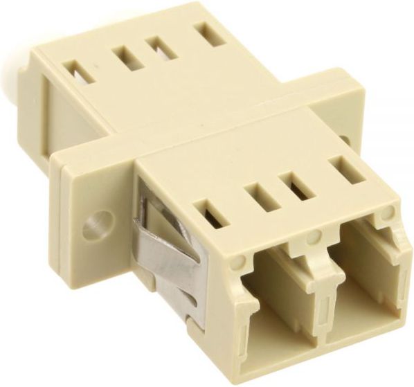 Adapter fibër optike InLine 89989K, Duplex LC LC MM, gri