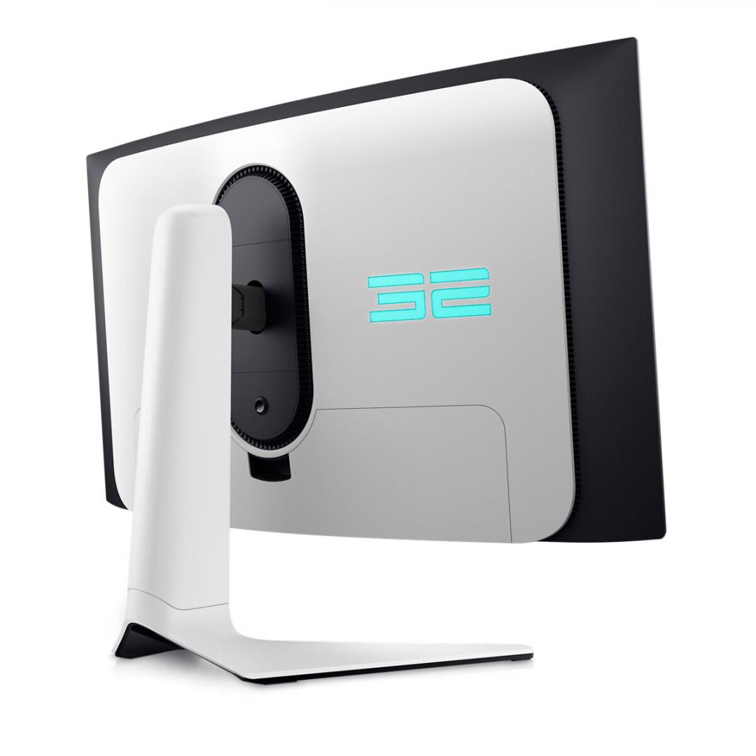 Monitor gaming Alienware AW3225QF, 32", 4K QD OLED, 240Hz, i zi e bardhë