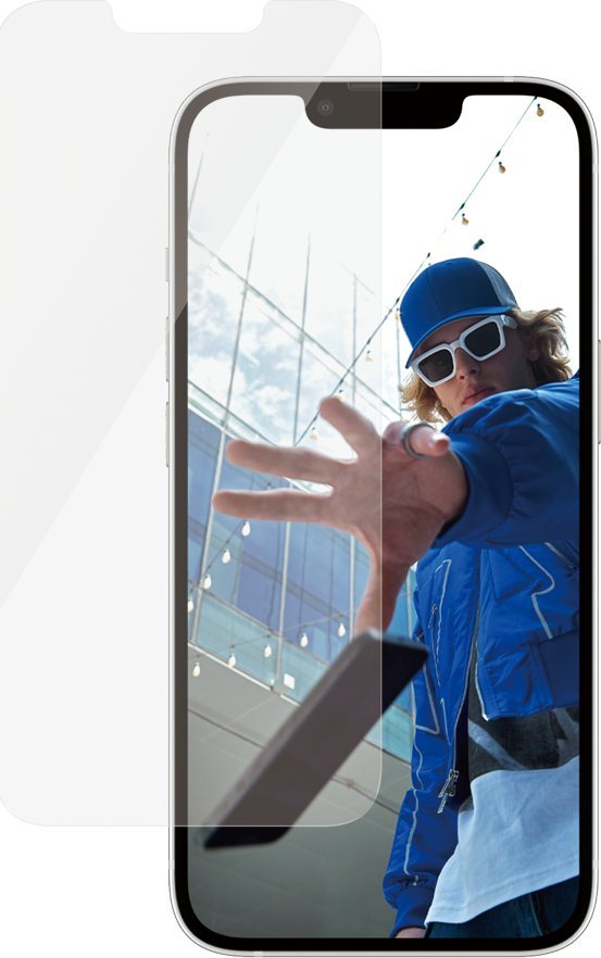 Mbrojtës ekrani PanzerGlass iPhone 16e 14 13 13 Pro Classic Fit, xham i temperuar, EasyAligner, transparent