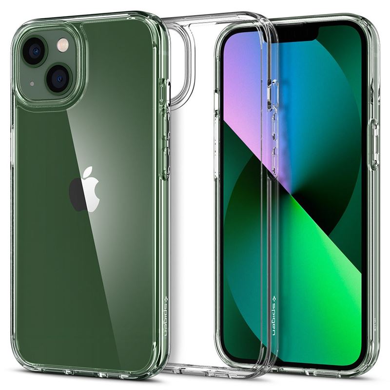 Mbështjellës për iPhone 13 mini Spigen Ultra Hybrid, transparent