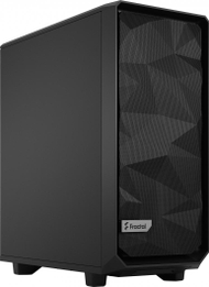 Куќиште за компјутер Fractal Design Meshify 2 Compact Solid, Црна, Midi Tower