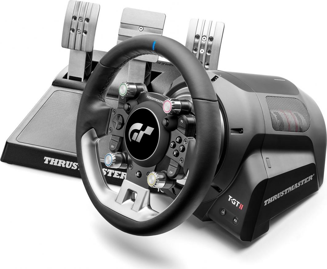 Timon për PC, PS4 dhe PS5 Thrustmaster T-GT II (4160823), i zi