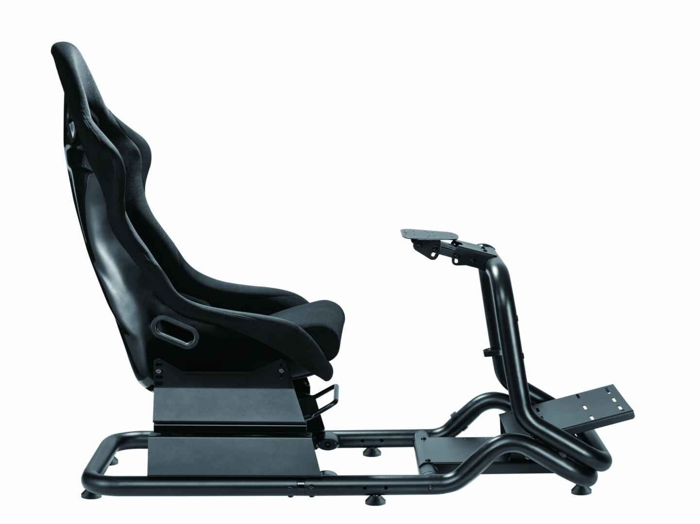 Karrige gaming Serioux Cockpit, bazament për monitor, e zezë 3