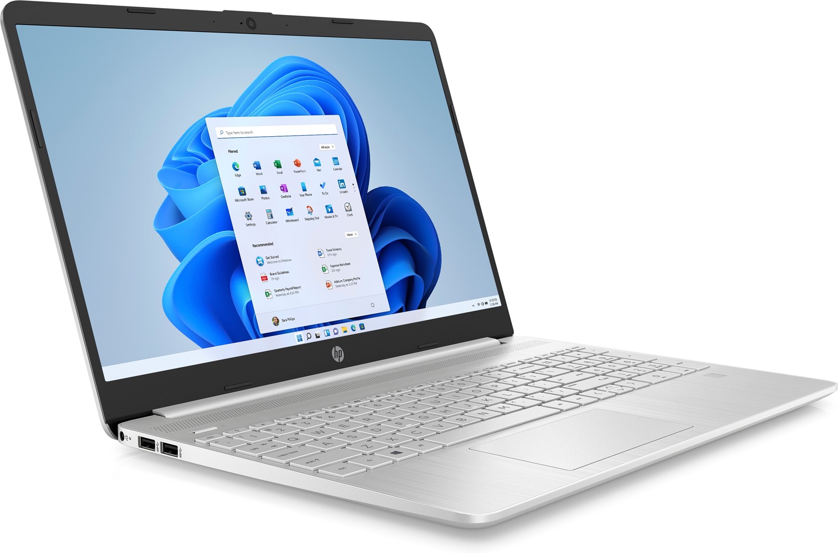 Laptop HP 15s-eq2289nw, 15.6", AMD Ryzen™ 3 5300U, 16GB DDR4-SDRAM, 256GB SSD, Integrated AMD Radeon Graphics, i argjendtë