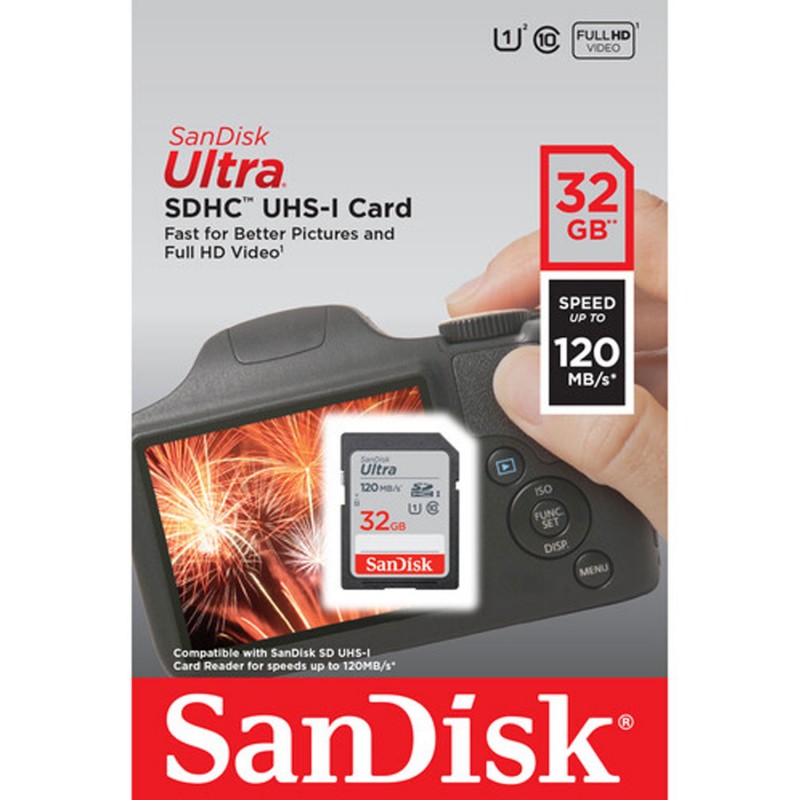 SanDisk Ultra SD 32GB 120MB/s