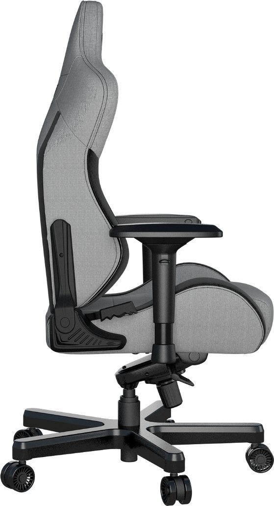 Karrige gaming AndaSeat T-Pro II, ergonomike, pëlhurë, gri e zezë
