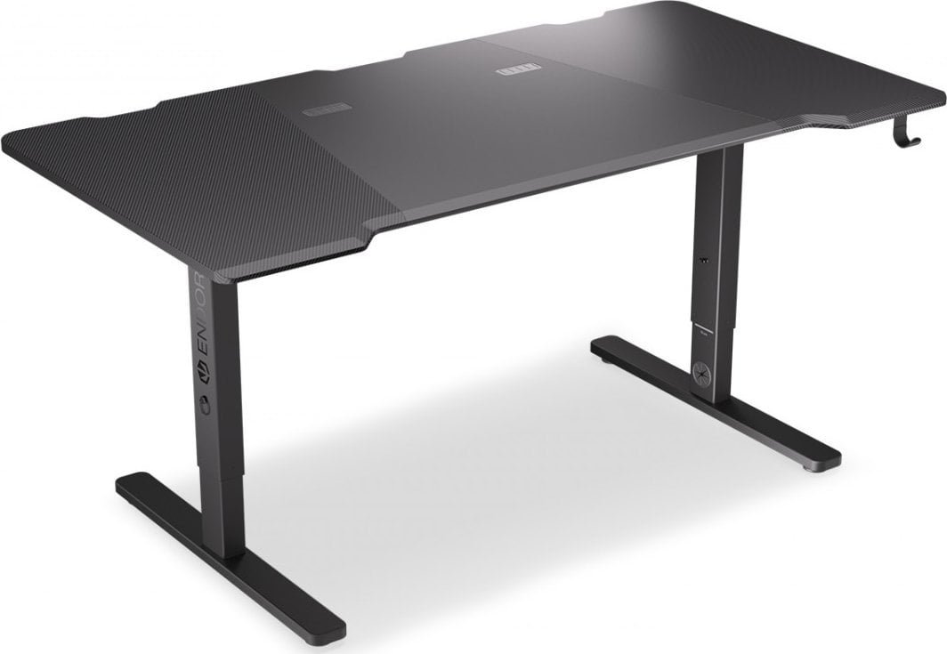 Set tavolinë dhe karrige gaming Endorfy Atlas L 150x78 cm Meta BK, e zezë