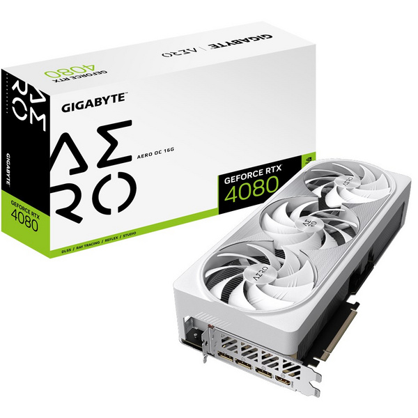 Kartelë grafike Gigabyte GeForce RTX 4080 Aero OC, 16GB GDDR6X