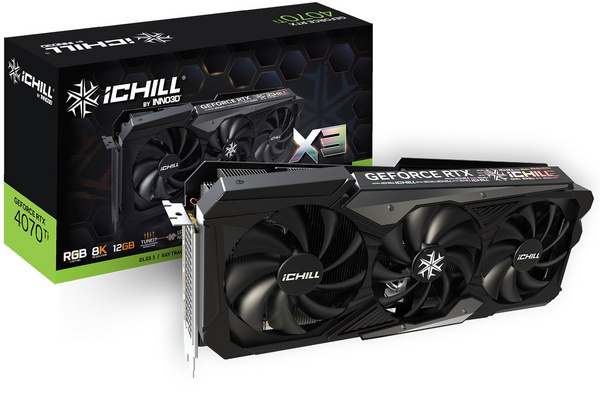 Kartë grafike Inno3D iChill NVIDIA GeForce RTX 4070 Ti, 12 GB GDDR6X