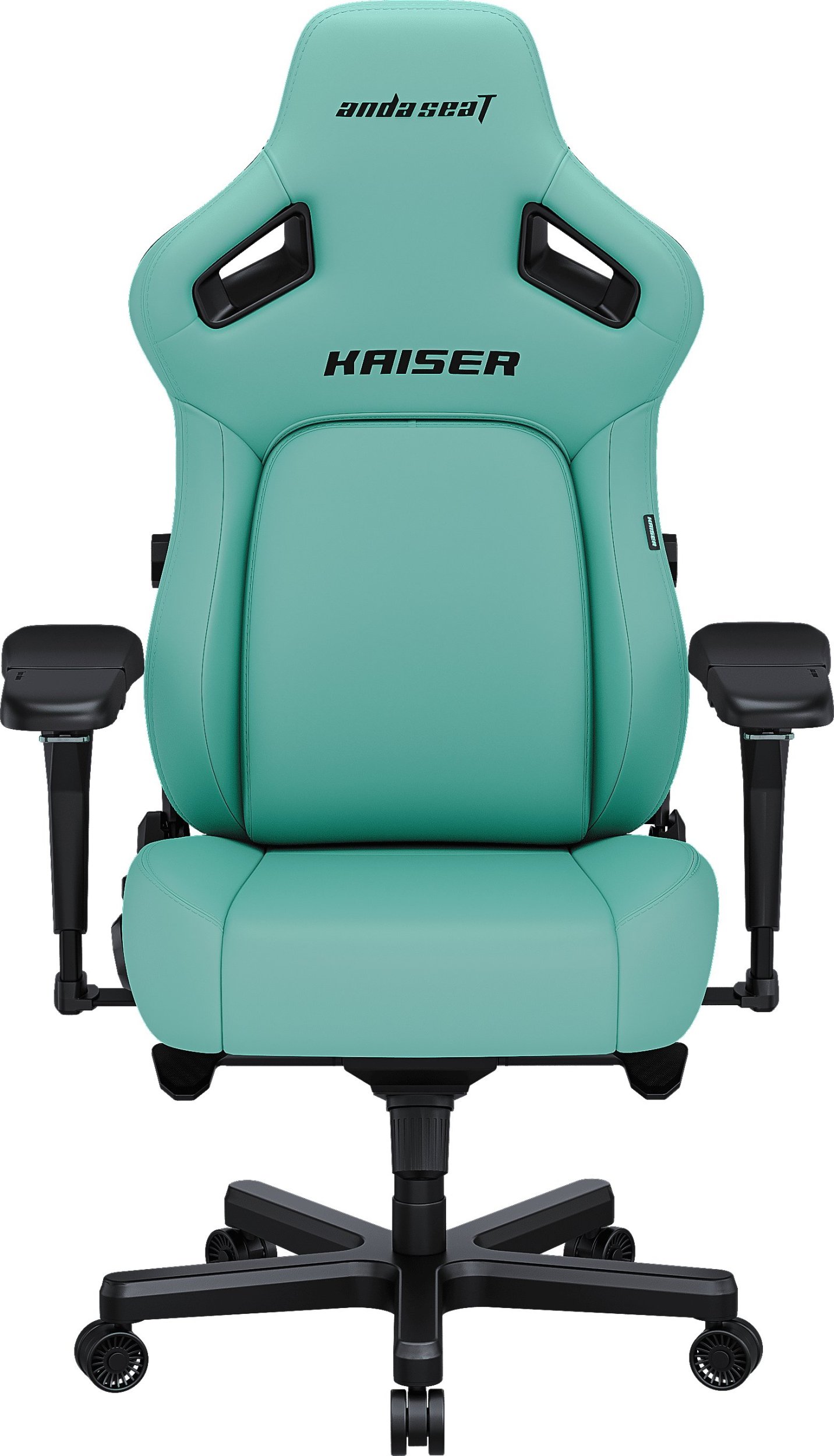 Karrige gaming AndaSeat Kaiser 4 Series, madhësia L, lëkurë PVC premium, blu Robin Egg